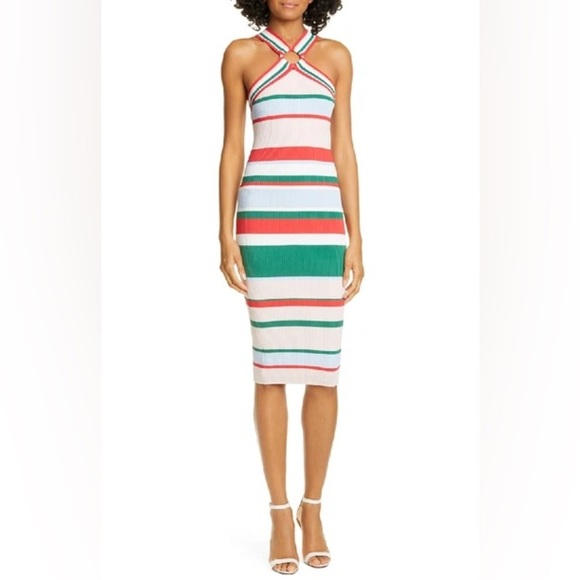 Ted Baker Lyndiaa Tutti Frutti Bodycon Ribbed Knit Sweater Dress 4 - Picture 7 of 7